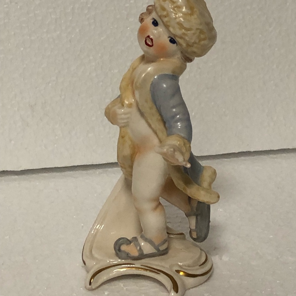 Antique Goebel January Figurine 1978, West Germany Porcelain